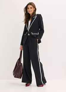 Roskiky Palazzo broek voor dames, werk, zakelijk, casual, hoge taille