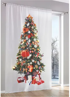 LED gordijn met kerstboomprint (1 stuk), bonprix