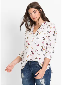 Blouse met V-hals, bonprix