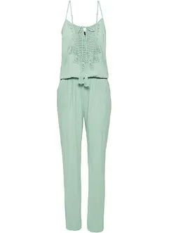 Jumpsuit met kant, bonprix