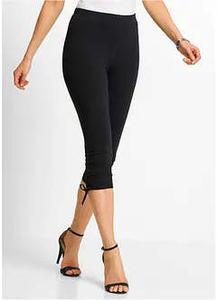 Capri legging met rijgkoordjes, bonprix