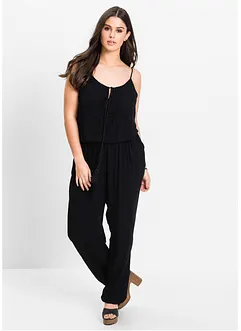Jumpsuit van gestructureerde viscose, bonprix