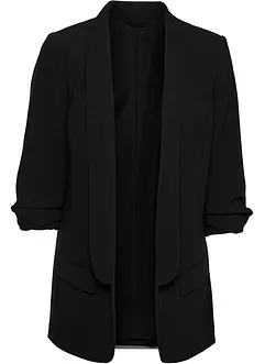 Lange blazer met gedrapeerde mouwen, bonprix