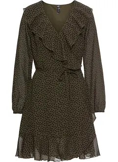 Mini jurk in wikkellook, bonprix