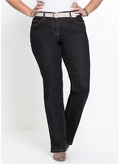 High waist stretch jeans, bootcut, bonprix