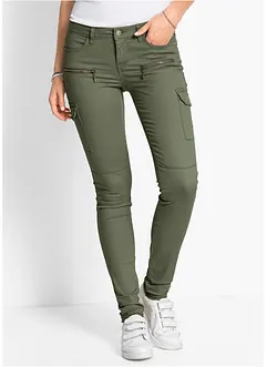 Skinny cargo broek, bonprix