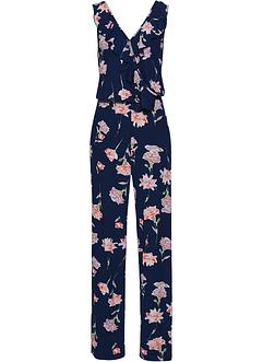 Jersey jumpsuit met bloemen, BODYFLIRT