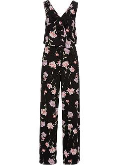 Jersey jumpsuit met bloemen, BODYFLIRT