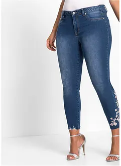 Jeans met borduursel, bonprix