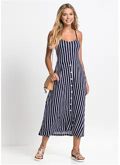 Midi jurk met strepen, bonprix