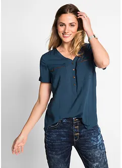 Viscose blouse, korte mouw, bonprix