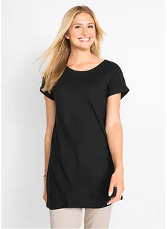 Boxy longshirt, korte mouw, bonprix