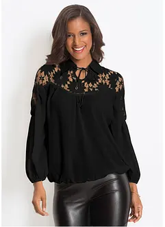 Blouse met kraag, bonprix