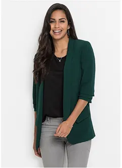 Lange blazer met gedrapeerde mouwen, bonprix