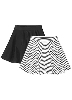 Meisjes rok (set van 2) van biologisch katoen, bonprix