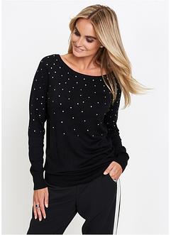 Lange trui met glittersteentjes, bpc selection
