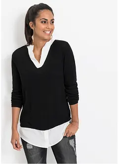 Trui met blouse-inzet, bonprix