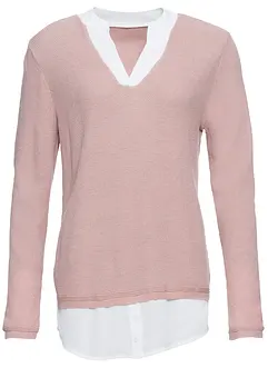 Trui met blouse-inzet, bonprix