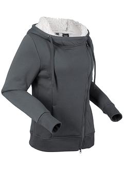 Teddy fleece vest met capuchon, bpc bonprix collection