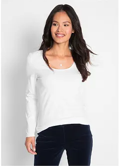 Longsleeve met ronde hals, bonprix