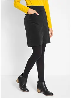 Stretch corduroy rok met een comfortabele band, bonprix
