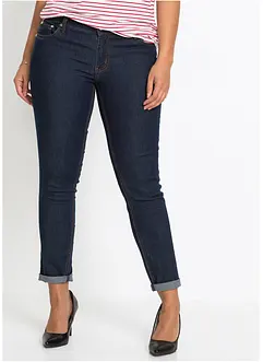 Skinny stretch jeans, mid waist, bonprix