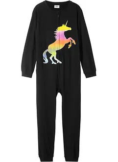 Pyjama onesie met zacht katoen, bonprix