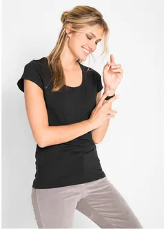 Stretch shirt, korte mouw, bonprix