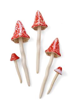 Tuinstekers vliegenzwam (5-dlg. set), bpc living bonprix collection