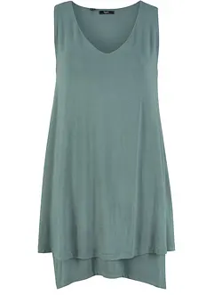 Dubbellaagse longtop in een viscosemix, bonprix