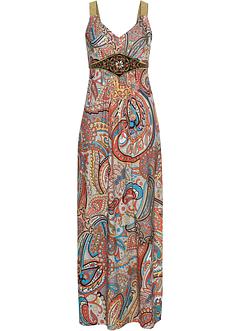 Maxi jurk met applicaties, BODYFLIRT boutique