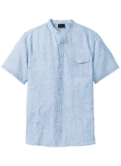 Overhemd met korte mouwen en linnen, bonprix