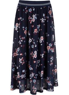 Midi rok met van mesh elastische comfortband, bpc bonprix collection