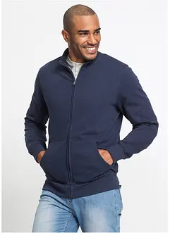 Sweatvest met opstaande kraag, bonprix