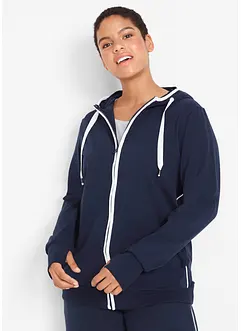 Stretch sweatvest met katoen, bonprix