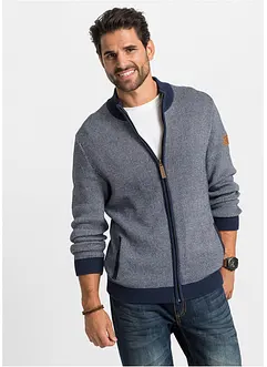 Grof gebreide vest met opstaande kraag, bonprix