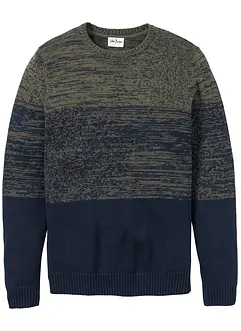 Gebreide trui comfort fit van katoen, bonprix