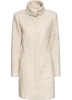 Korte coat van bouclé, bonprix