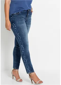 Skinny stretch jeans met mid waist, bonprix