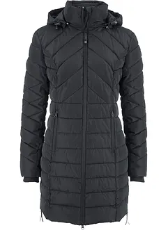 Lange, gewatteerde jas, bonprix