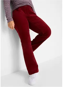 Stretch corduroy broek, bootcut, bonprix