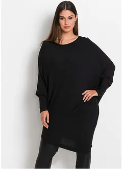 Oversized trui met asymmetrische onderrand, bonprix