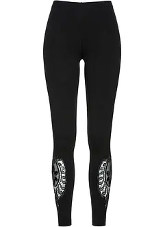 Legging met kant, bonprix