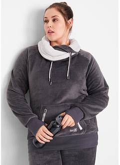 Fleece trui, lange mouw, bpc bonprix collection