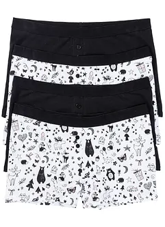 Dames boxer (set van 4), bonprix