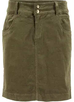 Stretch corduroy rok, bonprix