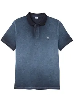 Piqué poloshirt in used look, bonprix