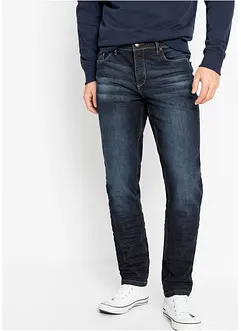 Slim fit stretch jeans, tapered, bonprix