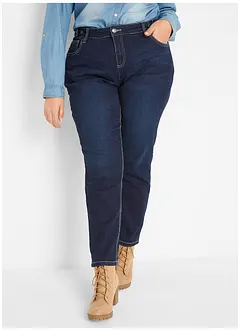 Stretch boyfriend jeans, mid waist, bonprix