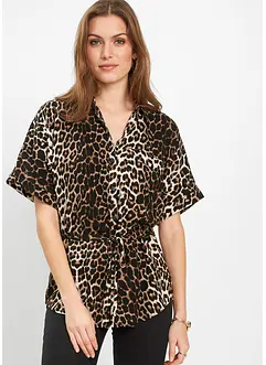Viscose blouse met korte mouwen, bonprix